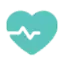 heart icon with heart beat